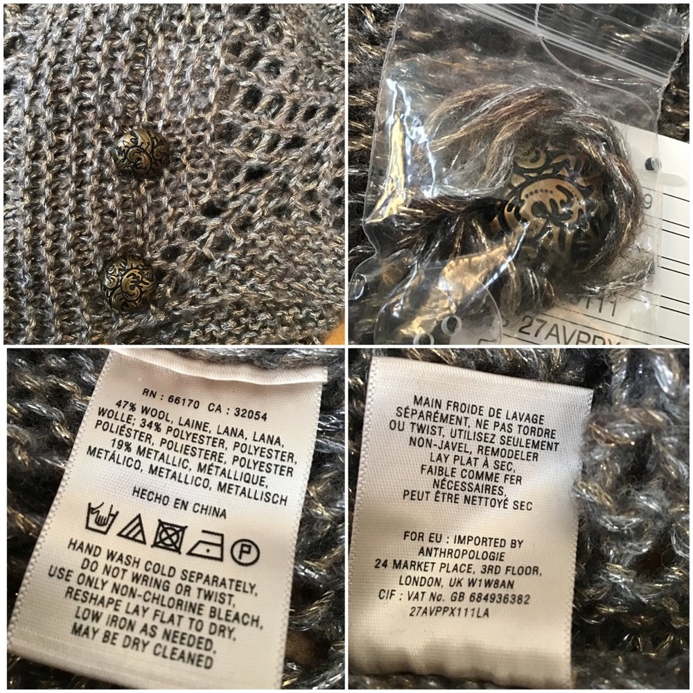 Anthropologie wrap sweater - Picture 4 of 4